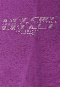 T-Shirt mit grafischem Print magenta lacquer