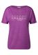 T-Shirt mit grafischem Print magenta lacquer