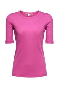 T-Shirt mit halblangen Ärmeln pink fuchsia 2