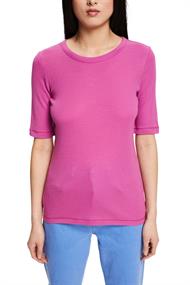 T-Shirt mit halblangen Ärmeln pink fuchsia 2