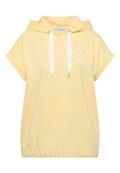 T-Shirt mit Hoodie und Printdetail buttermilk yellow