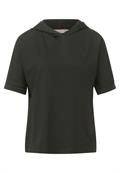T-Shirt mit Kapuze bassy olive