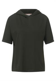 T-Shirt mit Kapuze bassy olive