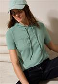 T-Shirt mit Kapuze matcha green