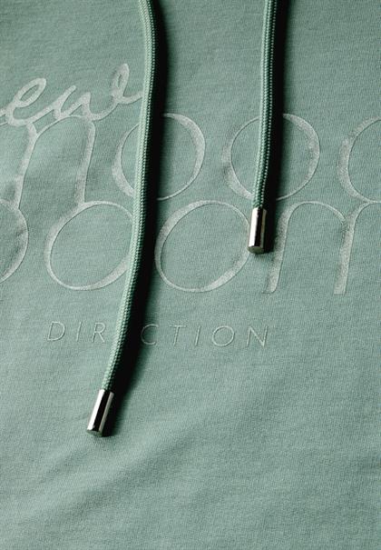 T-Shirt mit Kapuze matcha green