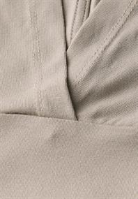 T-Shirt mit Kapuze morning beige