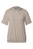 T-Shirt mit Kapuze morning beige