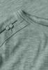 T-Shirt mit Knopfdetail dark balmy khaki