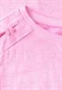 T-Shirt mit Knopfdetail fresh neon pink