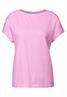 T-Shirt mit Knopfdetail fresh neon pink