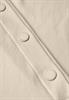 T-Shirt mit Knopfdetail light beige