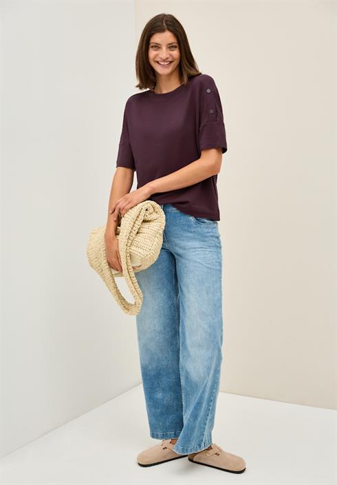 t-shirt-mit-knopfdetail-mulberry-red