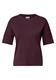 T-Shirt mit Knopfdetail mulberry red