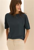 T-Shirt mit Knopfdetail slate khaki