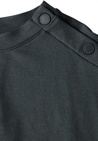 T-Shirt mit Knopfdetail slate khaki