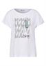 T-Shirt mit Lady Print white