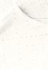 T-Shirt mit Lochmuster vanilla white