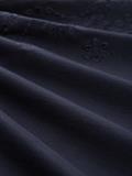 T-Shirt mit Lochstickereien sky captain blue