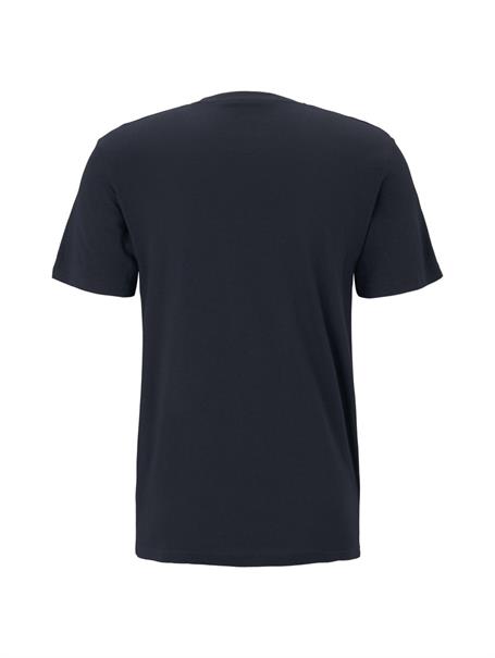 T-Shirt mit Logo-Prin knitted navy