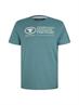 T-Shirt mit Logo Print deep bluish green