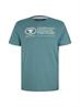 T-Shirt mit Logo Print deep bluish green