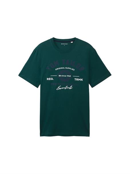 T-Shirt mit Logo-Print deep green lake