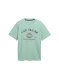 T-Shirt mit Logo-Print dust green