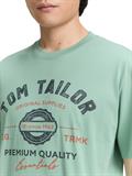T-Shirt mit Logo-Print dust green