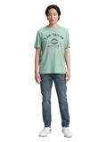 T-Shirt mit Logo-Print dust green