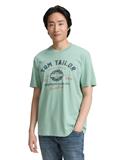 T-Shirt mit Logo-Print dust green