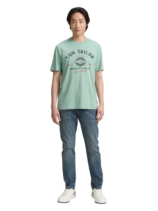 t-shirt-mit-logo-print-dust-green