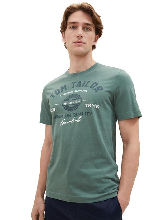 t-shirt-mit-logo-print-green-dust