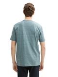 T-Shirt mit Logo-Print grey mint navy injected