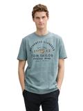 T-Shirt mit Logo-Print grey mint navy injected