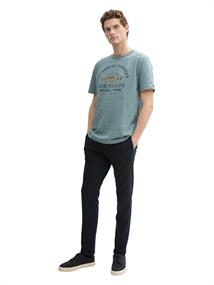 T-Shirt mit Logo-Print grey mint navy injected