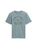T-Shirt mit Logo-Print grey mint navy injected