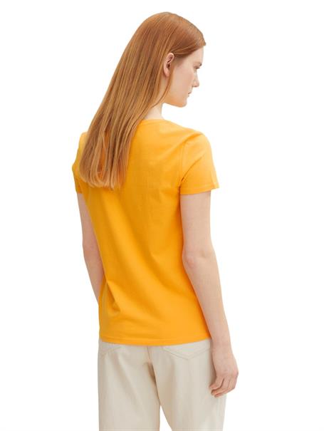 T-Shirt mit Logo Print orange bliss