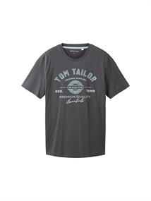 T-Shirt mit Logo-Print tarmac grey