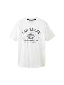 T-Shirt mit Logo-Print white