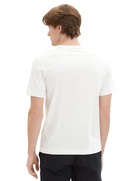 T-Shirt mit Logo Print white