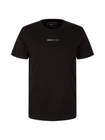 T-Shirt mit Logoprint black