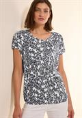 T-Shirt mit Minimal Print vanilla white