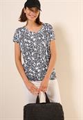 T-Shirt mit Minimal Print vanilla white