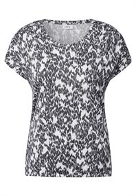 T-Shirt mit Minimal Print vanilla white