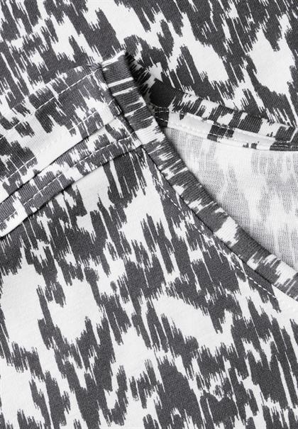 T-Shirt mit Minimal Print vanilla white