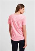 T-Shirt mit Minimalprint soft pink