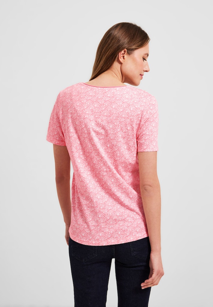bequem T-Shirt kaufen salvia Damen bei Minimalprint green online Cecil fresh mit T-Shirt
