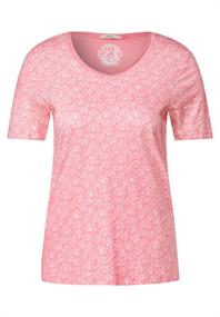 T-Shirt mit Minimalprint soft pink