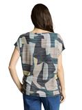 T-Shirt mit Muster big abstract print