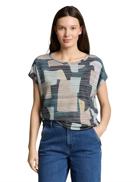 T-Shirt mit Muster big abstract print